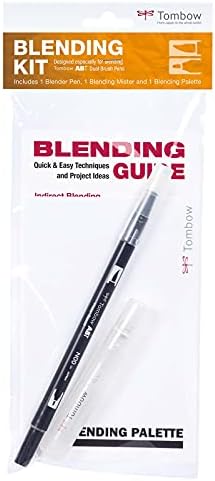 Tombow 56182 Blending Kit. Includes Blending Palette, Colorless Blender, Spray Mister, and Blending Guide, Multicolor, 3 Piece Set Tombow