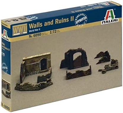 The Hobby Company 8001283060905 Italeri 510006090-1:72 Walls and Ruins II The Hobby Company