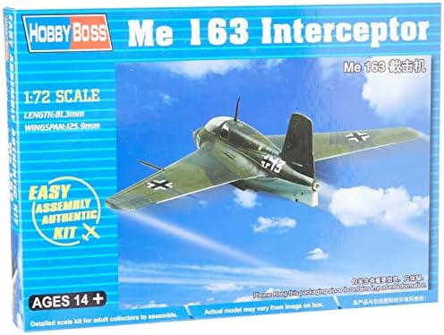 Hobby Boss Me 163 Rocket Interceptor Airplane Model Building Kit Hobby Boss