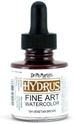 Акварель для живописи Dr. Ph. Martin's Hydrus (10H), 30 мл, венецианский коричневый, в стеклянной бутылке Dr. Ph. Martin's