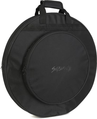 Sabian Quick 22 Black Out Cymbal Bag, Sabian QCB22 Quick 22 Cymbal Bag with Backpack Straps Sabian