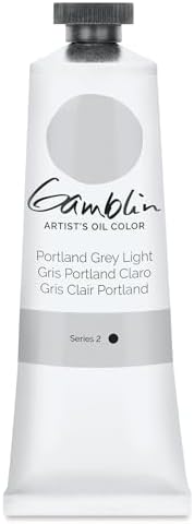 Gamblin Artist Oil 37Ml Portland Grey Lt Gamblin