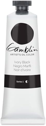 Gamblin Artist Oils Ivory Black 37ml Gamblin