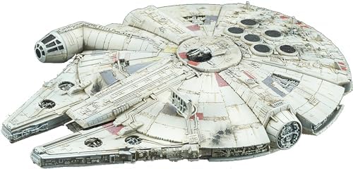 BANDAI Vehicle Model 006 Star Wars Millennium Falcon Plastic Model Kit -Story of Roue one-, White Bandai