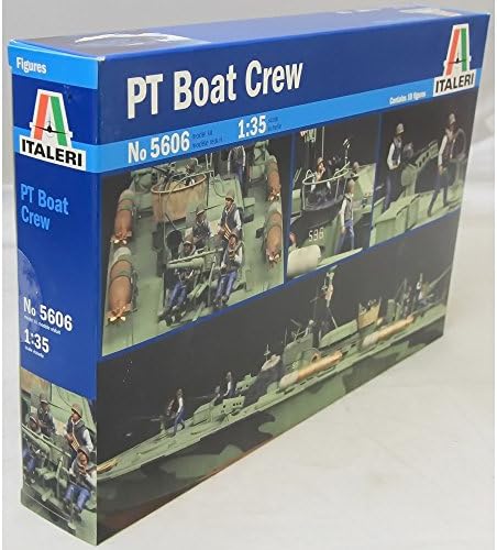 Italeri ELCO 80' PT Boat Crew ITA5606 Model kit, Multicolor Italeri