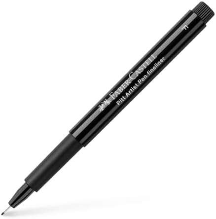 Faber-Castell F167299 PITT Artist Pen Fine 0.5mm Fineliner - Black Faber-Castell