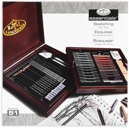 Royal & Langnickel RSET-SKET1600 Premier Sketch Pencil Art Set, 51-Piece Royal & Langnickel