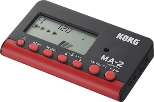 Многокомпонентный цифровой метроном Korg MA-2 с поддержкой различных ритмов и временем работы 290 часов Korg