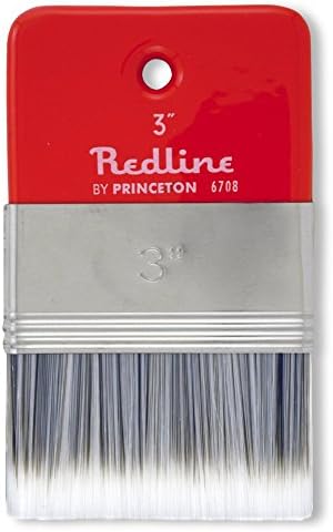 Princeton Redline Paintbrush, Size 3 inch, Red Princeton