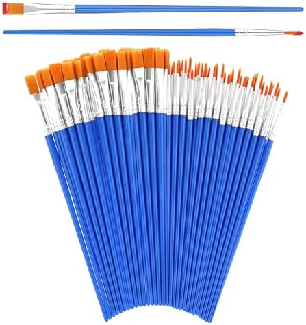 Molain Paint Brushes Set, Watercolor Brushes Oil Painting Brushes Small Art Paintbrush Sets for Art Painters, Students Graffiti, Gouache, Acrylic Painting, Oil Painting(30Pcs) Molain