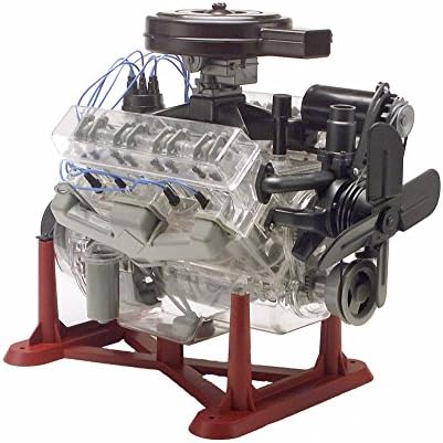 Revell 85-8883 1/4 Visible V-8 Engine Plastic Model Kit, 12-Inch,Multi-Colored Revell