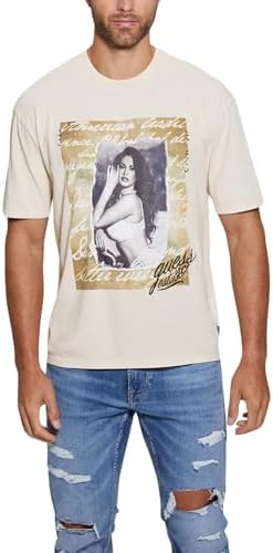 GUESS Men's Short Sleeve Retro Tee Guess