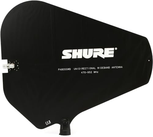 Направленная антенна Shure PA805, усиление сигнала до 6.5dBi, совместима с беспроводными системами PSM Shure