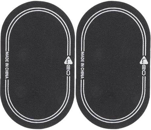 Abaodam 2 Pcs Bass Drum Double Pedal Patch Drumhead Protector Stickers Easy Apply & Remove for Kick Drum Percussion Accessories Abaodam