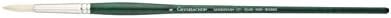 Grumbacher Gainsborough Round Oil and Acrylic Brush, Hog Bristle, Size 1 (1271R.1) Grumbacher