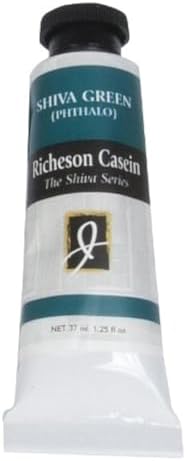 Jack Richeson Artist Casein Colors, 37-Milileter, Pthalo Green Jack Richeson