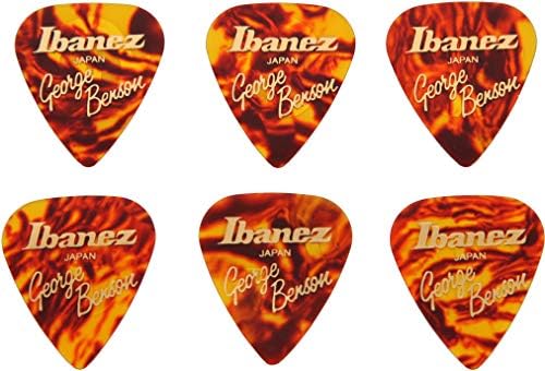 Медиаторы Ibanez B1100GB, 0.75 мм, клетчатые целлулоидные, набор из 6 штук Ibanez