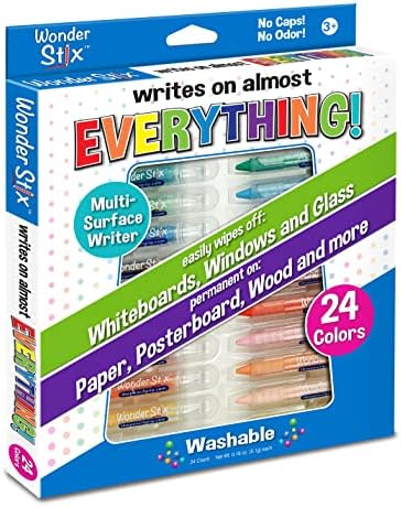 Wonder Stix Pastel Colors Dustless Chalk Crayon 12 pack The Pencil Grip