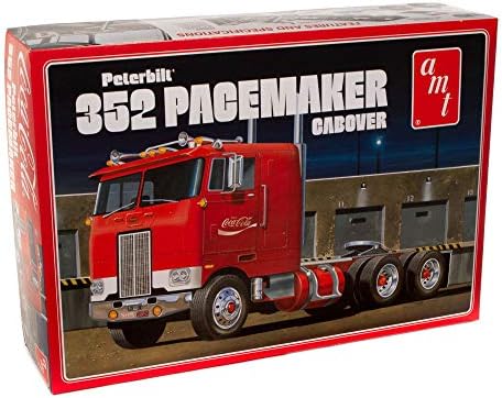 AMT Peterbuilt 352 Pacemaker Cabover (Coca Cola) 1:25 Scale Model Kit (AMT1090) Amt