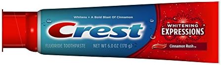 Crest Complete Multi-Benefit Whitening Expressions Cinnamon Rush Flavor Toothpaste, 6 oz., (Pack of 6) Crest