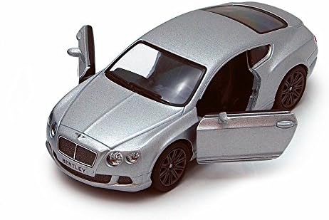 Kinsmart 2012 Bentley Continental GT Speed, Silver 5369D - 1/38 Scale Diecast Model Toy Car, but NO Box KiNSMART