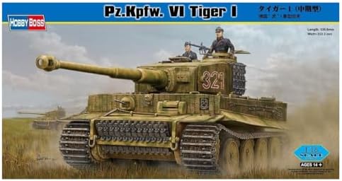 Hobby Boss Pz.Kpfw.VI Tiger I Military Land Vehicle Model Building Kit Hobby Boss