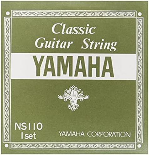 Yamaha NS110 Set Strings for Classical Guitar Set 1 to 3 Strings Nylon, 4 to 6 Strings Thin Nylon Wrapped Silver Wound Yamaha