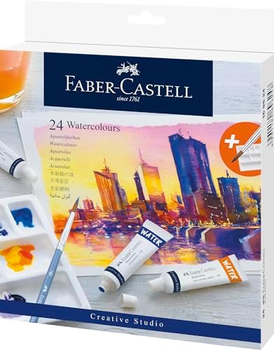 Faber-Castell Watercolour Paints, Multi, Paint Tube, Color Water for Watercolor Artist Faber-Castell