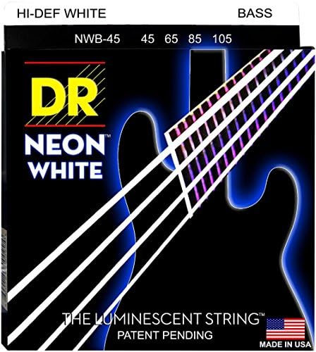 DR Strings HI-DEF NEON, Bass Guitar Strings (NWB5-45) DR Strings