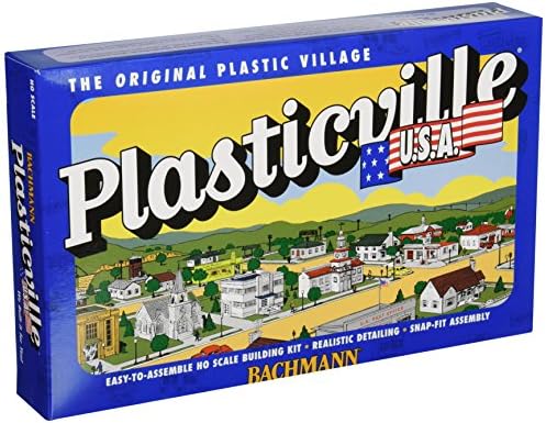 Bachmann Trains - PLASTICVILLE U.S.A. BUILDINGS – CLASSIC KITS - HOUSE UNDER CONSTRUCTION - HO Scale Bachmann