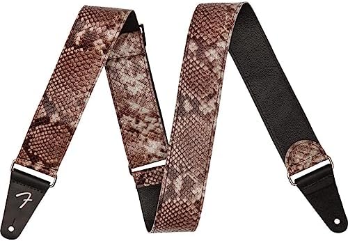 Fender Wild Animal Print Guitar Strap, 2in, Zebra Fender