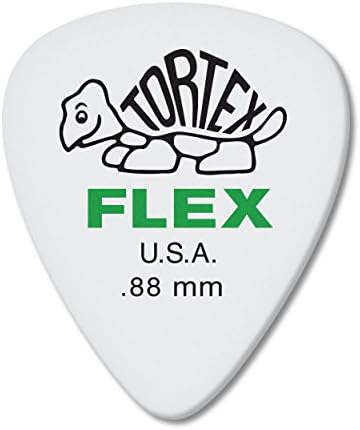 Гитарные медиаторы Dunlop Tortex Flex Standard 0.50 мм, 12 штук, сочетание памяти и гибкости JIM DUNLOP