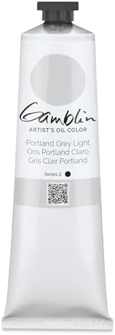 Gamblin Artist Oil Color - Portland Grey Light - 150 ml Tube Gamblin