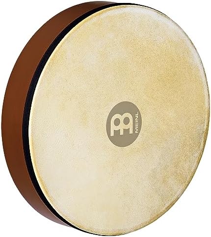 Meinl Percussion 10" Hand Drum with Natural Goat Skin Head — NOT Made in China — Hardwood Frame in Antique Brown Finish, 2-Year Warranty, (HD10AB) Meinl Percussion