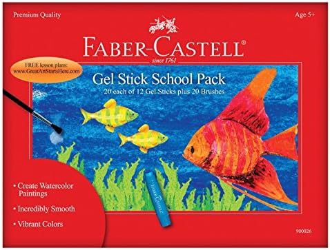 Faber-Castell Metallic Gel Sticks 6ct Faber-Castell