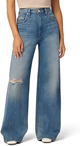 HUDSON Women's James Ultra High Rise Wideleg Petite Hudson