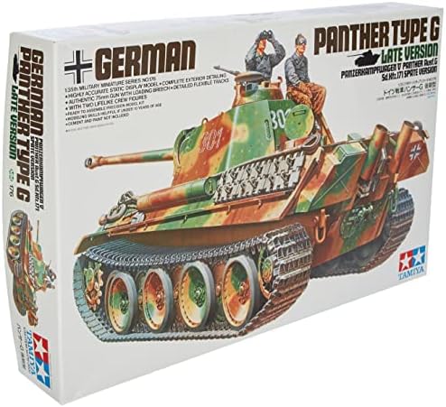 Tamiya 300035176 – 1:35 WWII Special Vehicle 171 Panther G Late Version (2) Tamiya