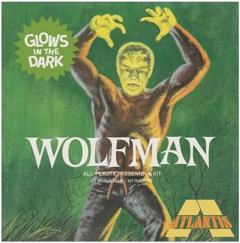 ATLANTIS TOY & HOBBY INC. Lon Chaney Jr. The Wolfman Glow Limited Edition AANA450 Plastic Models Other Misc Atlantis