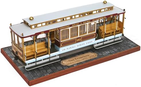 Occre San Francisco No.60 Cable Car (Street Car) Wooden Model Kit OcCre