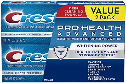 Crest Pro-Health Advanced Whitening Power Toothpaste, Twin Pack Crest