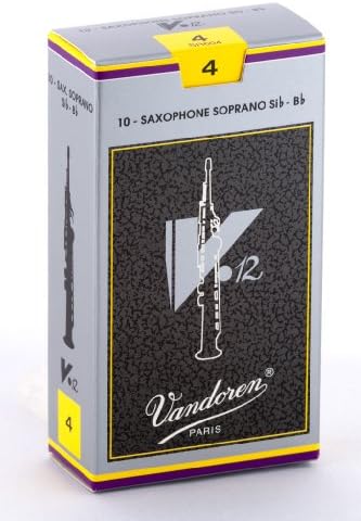 Vandoren SR6025 Soprano Sax V.12 Reeds Strength 2.5; Box of 10 Vandoren