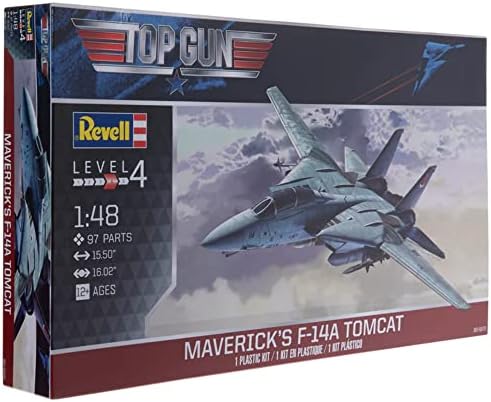 Revell RMX855872 1:48 Maverick's F-14A Tomcat [Top Gun] [Model Building KIT] Revell