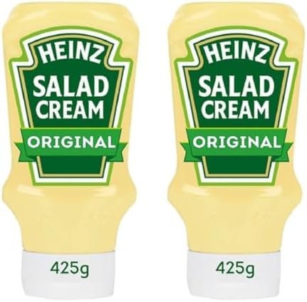 Heinz Salad Cream Original Squeezy (425g) - Pack of 2 Heinz