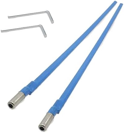 2-Pack 420mm Two-Way Steel Truss Rods with L-Wrench, Perfect for Electric Acoustic Bass Guitar Neck Adjustments and Repair, Luthier's Essential Tool Cheerock