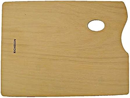 Jack Richeson 696026 Wooden Rectangular Palette, 12" x 16" Jack Richeson