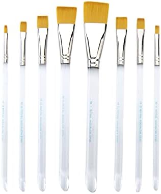 Aqualon Royal & Langnickel Flat & Shader Artist Brush Set, 8-Piece Royal & Langnickel