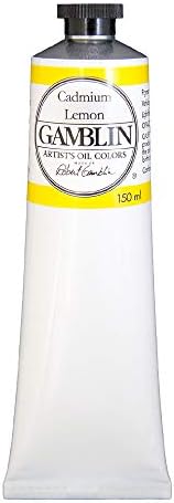 Gamblin Artists' Grade Oil Color Color: Cadmium Lemon 5 Ounce Gamblin