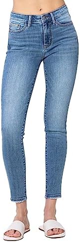 Judy Blue Women's Mid-Rise Vintage Wash Skinny Jeans Judy Blue