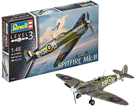 Revell Spitfire Mk.II Model Kit, 1: 48 Scale Revell