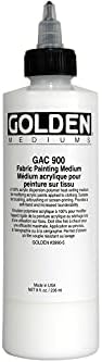 Golden Acrylic Polymer GAC-900 (Heat Set) Fabric Painting Medium - 32 oz Jar GOLDEN